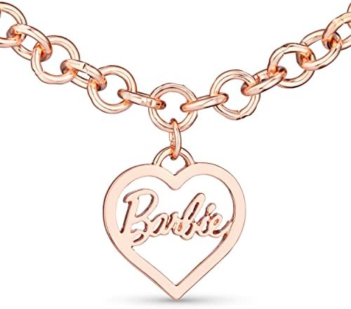 Barbie Round Link Heart Necklace