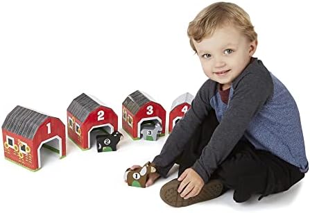 Melissa & Doug Melissa Dougi Barns Animals Nesting Sorting 1 Theme Compatible MD Scratch