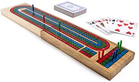 Spin Master Solid Wood Folding Cribbage Set Styles Will Vary 6029672
