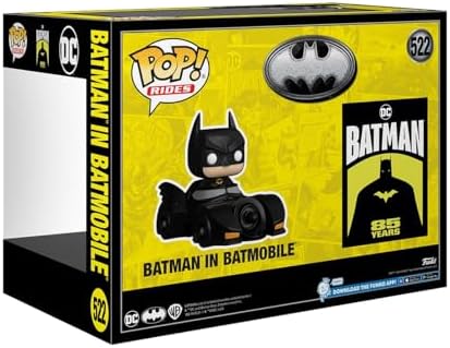 Funko Pop Rides Deluxe Batman's 85th Anniversary - Batman in Batmobile - Collectable Vinyl Figure
