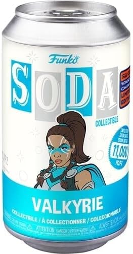Funko Soda Vinyl Thor Love and Thunder Valkyrie Vinyl Soda Figure - 2023 Convention 16
