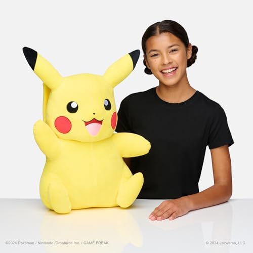 Pokemon Pikachu Plush - 24-inch Plush with Authentic Details