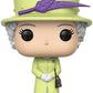 Funko POP The Royal Family - Queen Elizabeth II Green Outfit Funko Vinyl Figure Bundled