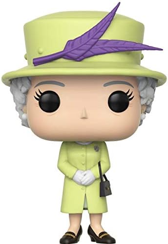 Funko POP The Royal Family - Queen Elizabeth II Green Outfit Funko Vinyl Figure Bundled