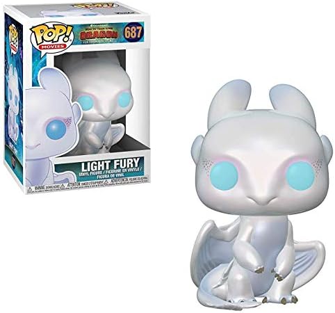 Funko How to Train Your Dragon 3 The Hidden World - Light Fury Pop Vinyl Figure Includes