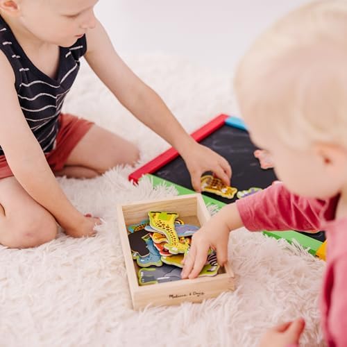 Melissa & Doug Melissa Doug 20 Wooden Animal Magnets in a Box Cute Animal Fridge Magnets