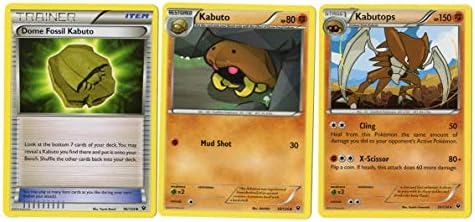 Pokemon Evolutionary Card Set - Kabutops Kabuto Dome Fossil - Fates Collide 39124 - Rare