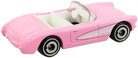 Hot Wheels 1956 Corvette Barbie The Movie Pink Long Card