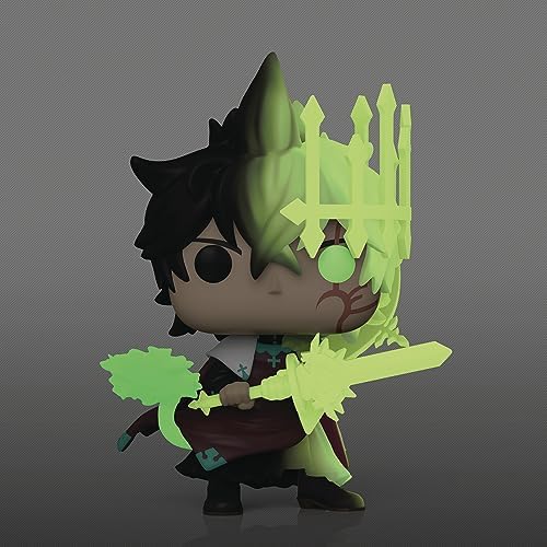Funko Pop Animation Black Clover - Yuno Spirit of Zephyr Glow-in-The-Dark PX Vinyl Figure