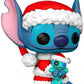Funko POP Lilo Stitch - Santa Stitch with Scrump
