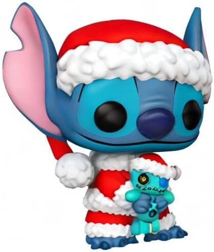 Funko POP Lilo Stitch - Santa Stitch with Scrump