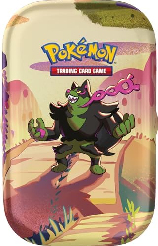 Pokemon TCG Scarlet Violet-Shrouded Fable Mini Tin - Fezandipiti 2 Booster Packs 1