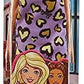 Barbie Blonde Wearing Purple and Yellow Heart-Print Dress and Platform Sneakers for 3 to