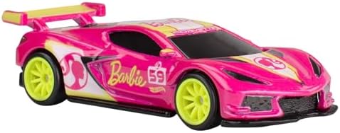 Mattel Hot Wheels Premium Pop Culture Barbie 65th Corvette C8.R 164 Scale Die-Cast Metal