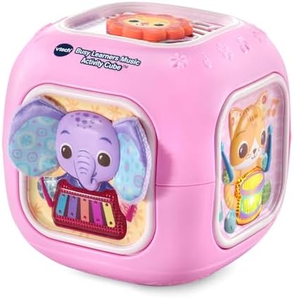 VTech Baby Busy Learners Music Activity Cube Pink