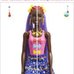 Barbie Color Reveal Glitter Hair Swaps Doll