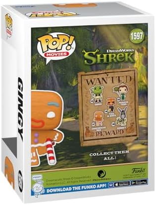 Funko POP Movies Shrek Dream Works 30th - Gingerbread Man Man - Collectable Vinyl Figure
