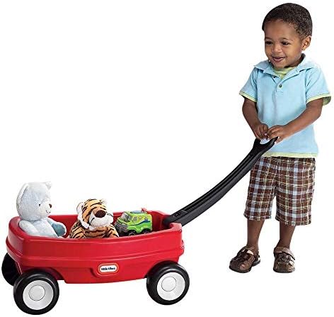 Little Tikes Lil' Wagon - Red And Black Indoor and Outdoor Play Easy Assembly Made Of