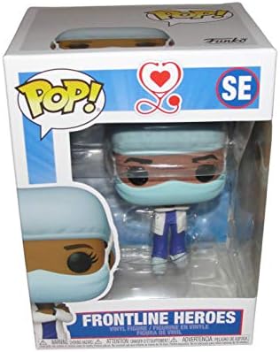 Funko Pop Heroes Front Line Worker- Female Hospital Worker 2 1 PopShield Pop Box Protector
