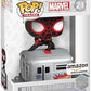 Funko POP Trains Disney 100 - Marvel Miles Morales on Subway Car - Spider-Man - Collectable Vinyl Figure