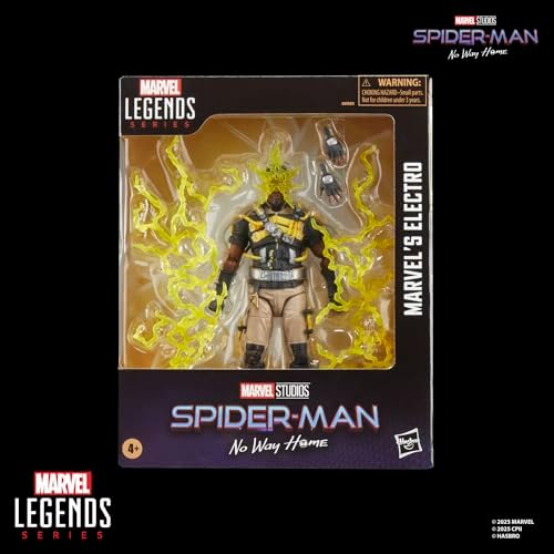 Marvel Legends Series Marvel's Electro Spider-Man No Way Home 6 Inch Action Figure