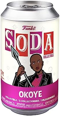 Funko Vinyl Soda Black Panther Wakanda Forever - Okoye - 16 Odds for Rare Chase Variant - Styles May Vary - Marvel Comics - Collectable Vinyl Figure