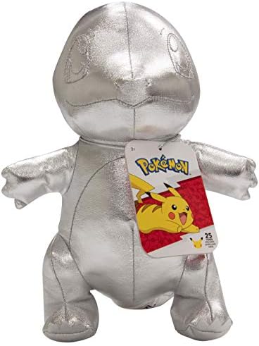 Pokemon 8 Silver Charmander 25th Anniversary Plush