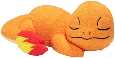 Pokemon 5 Sleeping Squirtle Charmander Bulbasaur Starter Plush