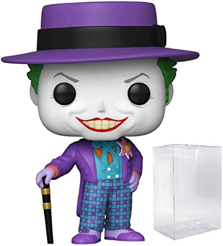 Funko POP DC Heroes Batman 80th - Joker with Hat 1989 Funko Pop Vinyl Figure Bundled with