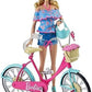 Barbie Bicycle with Basket of Flowers