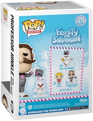 Funko POPBuddy Frosty The Snowman - Prof Professor Hinkle with HP - Frosty The Snowman - Collectable Vinyl Figure