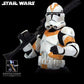 Star Wars Clone Trooper Rots Mini Bust Orange