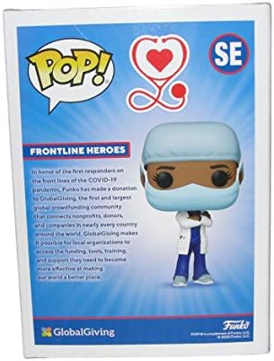 Funko Pop Heroes Front Line Worker- Female Hospital Worker 2 1 PopShield Pop Box Protector