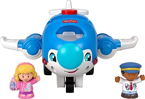 Fisher-Price Little People Musical Toddler Toy Travel Together Airplane with Lights