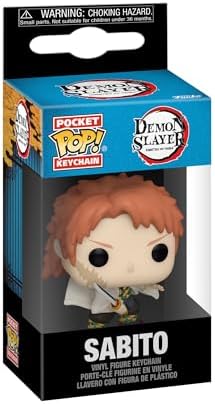 Funko POP Keychain Demon Slayer - Sabito - No Mask Novelty Keyring - Collectable Mini