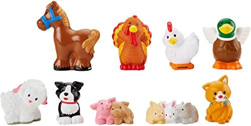 Fisher-Price Little People Farm Animal Friends with Baby Bunnies Piglets
