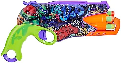 Nerf Teenage Mutant Ninja Turtles Dart Blaster 10 Elite Darts Easter Basket Stuffers Ages