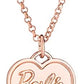 Barbie Chunky Heart Necklace