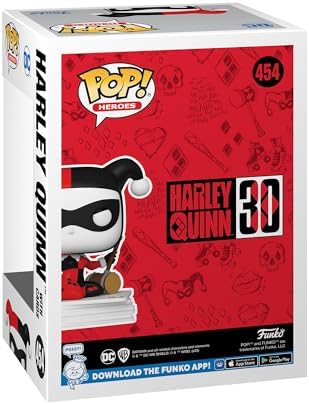 Funko POP Heroes Harley Quinn 30th Anniversary Harley Quinn with Cards Vinyl Figure