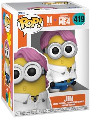 Funko POP Rocks Minions X BTS - Jin - BTS Minions - Collectable Vinyl Figure