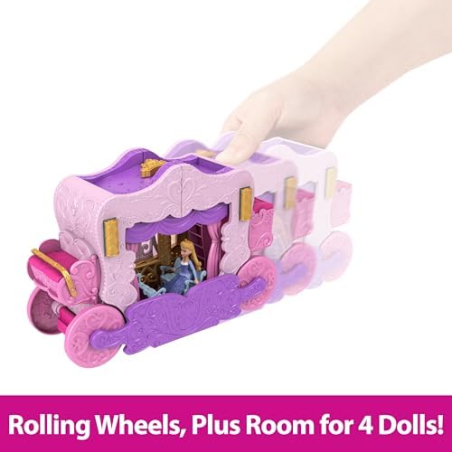 Mattel Disney Princess Carriage to Castle Transforming Playset
