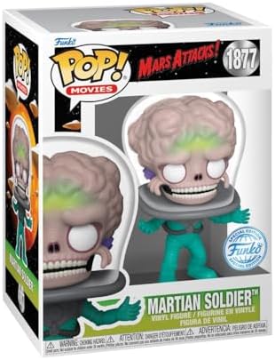 Funko POP Movies Mars Attacks - Soldier Styles May Vary Glow SPC' for ASIN 'B0D7MGV3LW