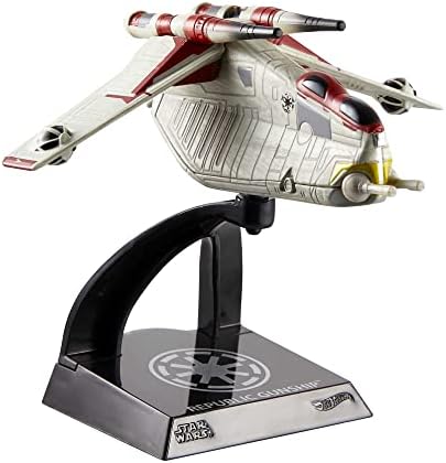 Hot Wheels Star Wars Hot Wheels Starships Select Premium Diecast Republic Gunship HHR26 10 Collectable Vehicle