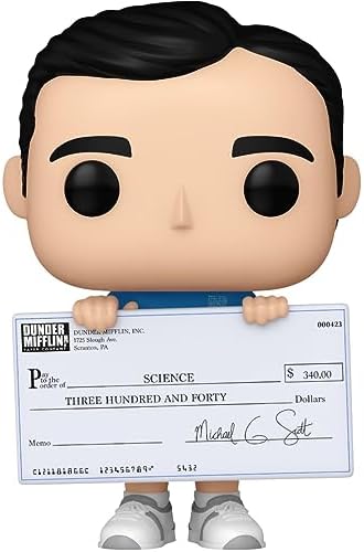 Funko POP TV The Office - Michael Scott with Check - 16 Odds for Rare Chase Varianteck - Collectable Vinyl Figure