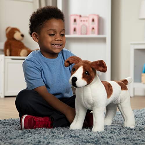 Melissa & Doug Melissa Doug Giant Jack Russell Terrier - Lifelike Stuffed Animal Dog over