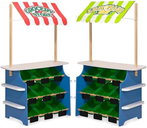 Melissa & Doug Melissa Doug Wooden Grocery Store and Lemonade Stand - Reversible Awning 9