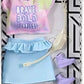 Barbie Fashion Pack with Tie-Dye Graphic T-Shirt Blue Ruffle Skirt Purple Sneakers Fanny Pack Doll