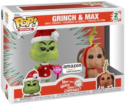 Funko POP How The Grinch Stole Christmas - The Grinch with Max 2-Pack - Collectable Vinyl Figure