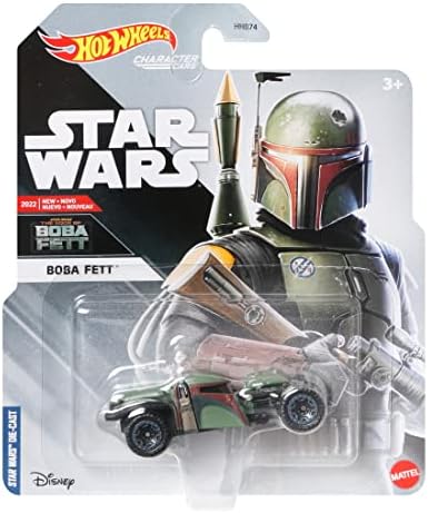 Hot Wheels Star Wars Hot Wheels Character Cars Boba Fett Diecast Car
