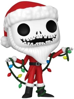 Funko POP Disney The Night Before Christmas 30th - Santa Jack Skellington - Collectable Vinyl Figure